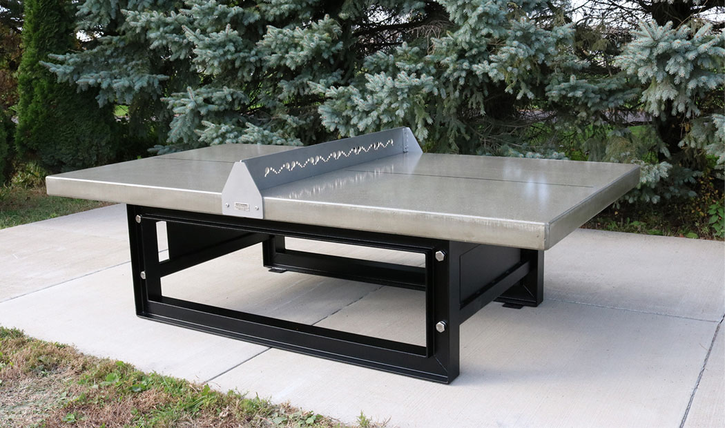 Concrete Steel Ping Pong Table Outdoor Games
