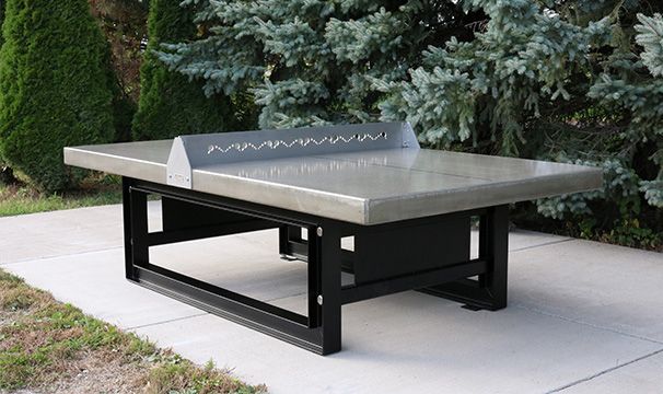 Table ping pong en béton armé NOA, table de tennis de table outdoor en  béton - Cofradis